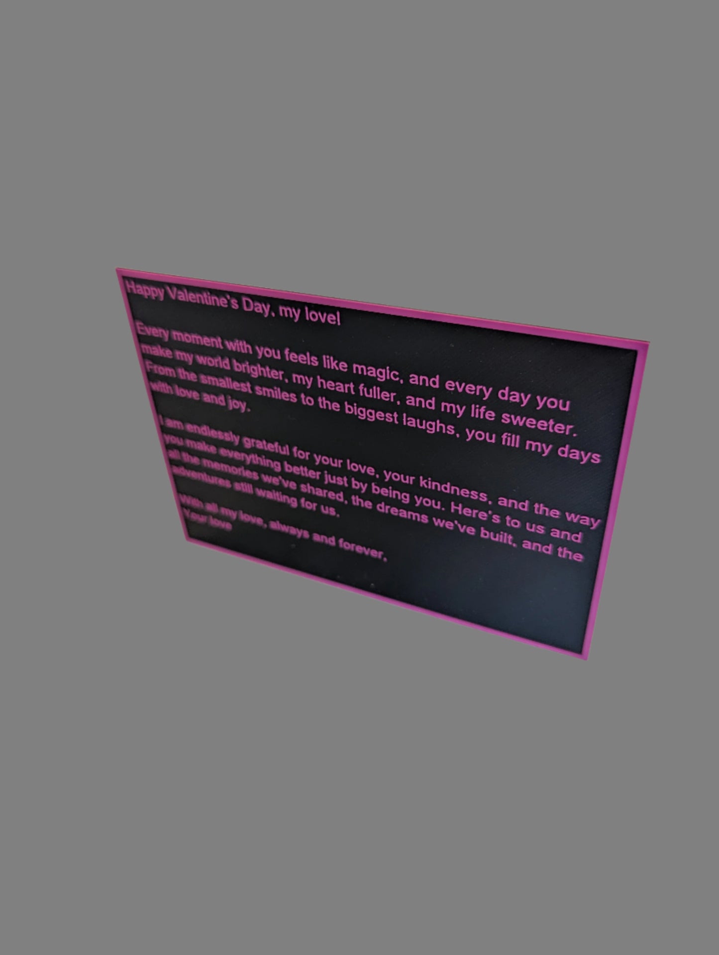 Unique Valentine's Day Card